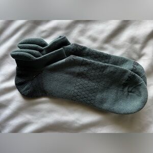 Bombas Blue Ankle Sock Size Large NWOT